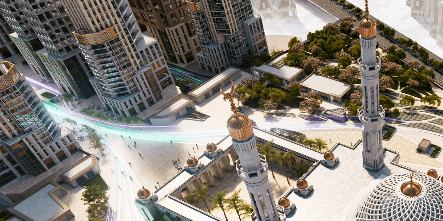 I took great care with the 3D trees and plants scattered through the environment, to match the vision for the project.