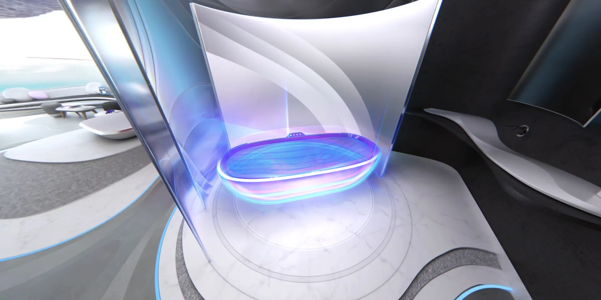 50 ans Futuristic bedroom