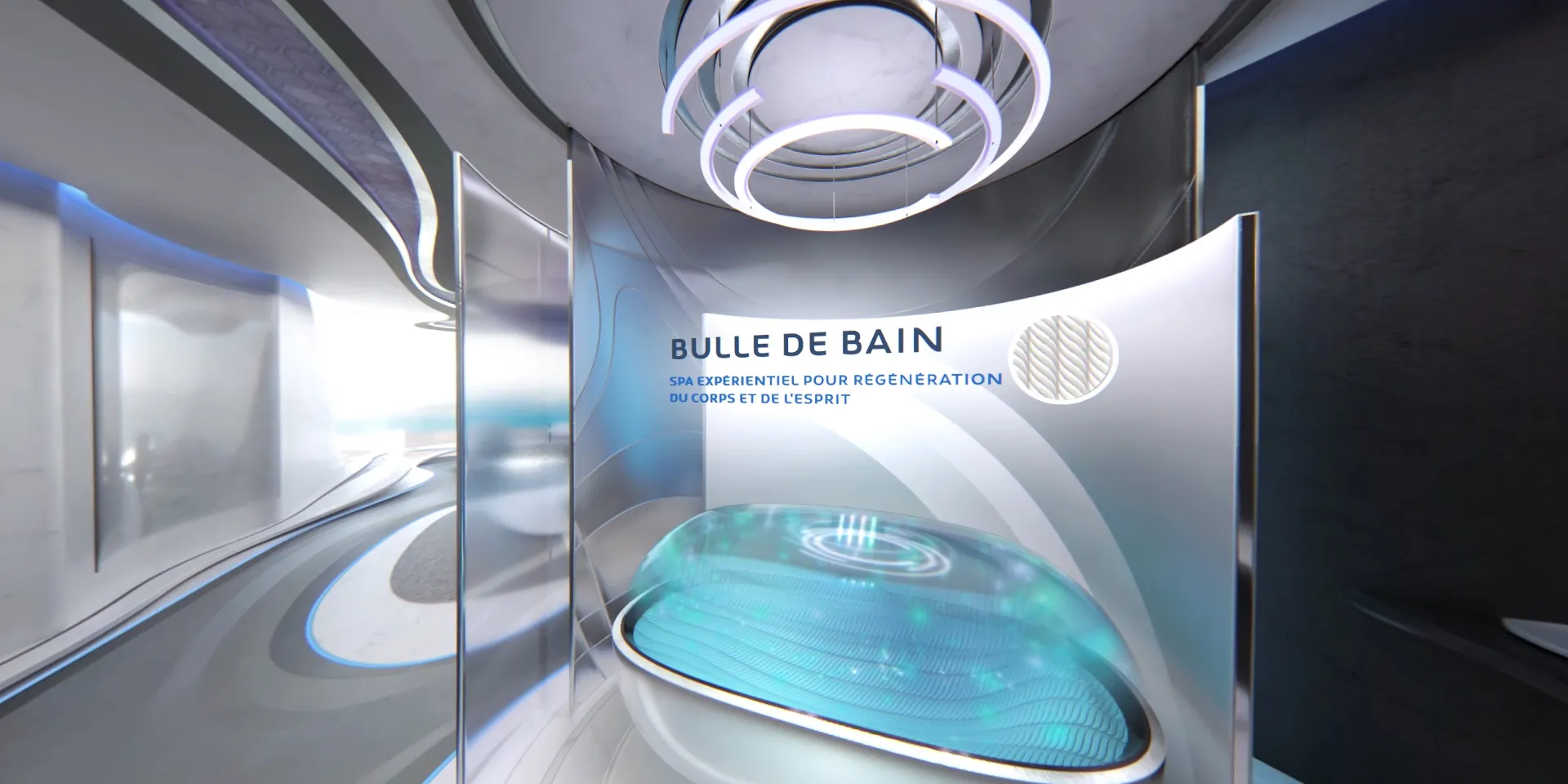 50 ans Futuristic bedroom